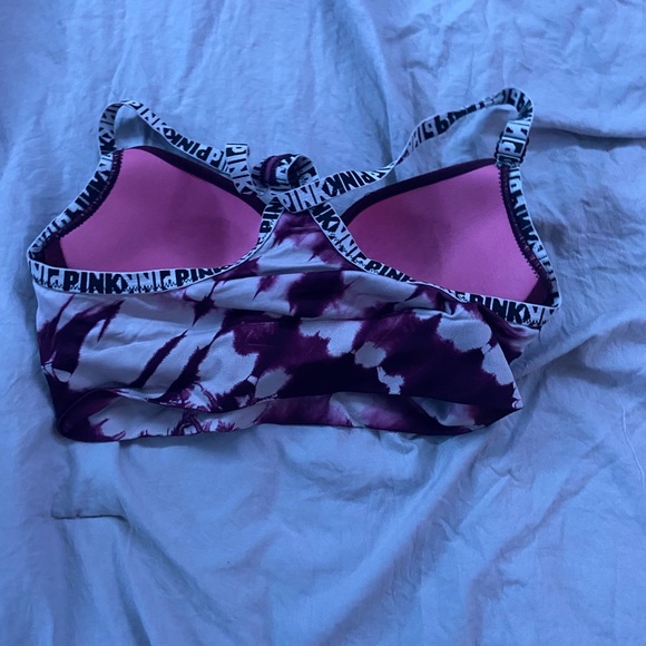 Maroon Purplish Sports Bra - Picture 2 of 2